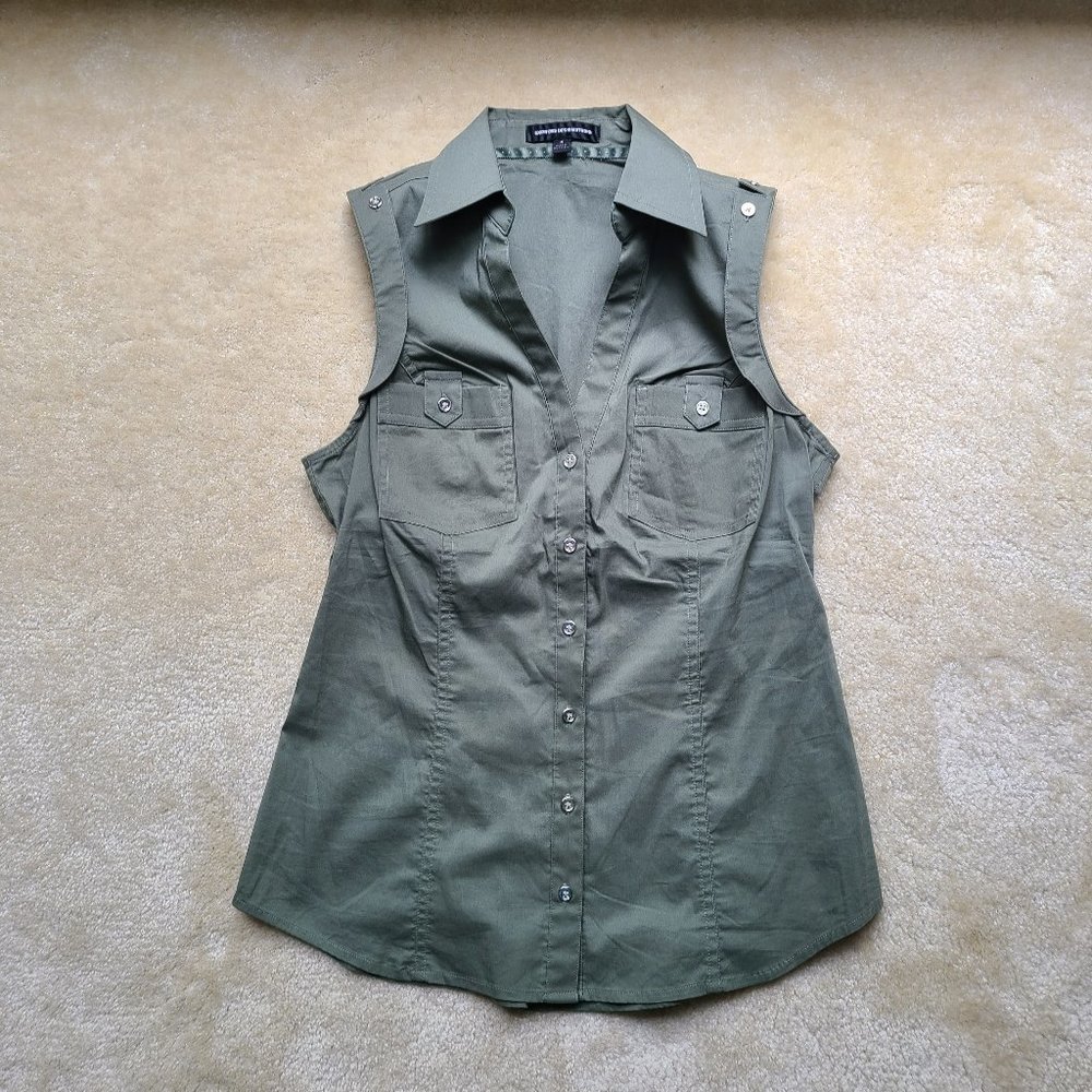 EUC Express Sleeveless Blouse Size Small